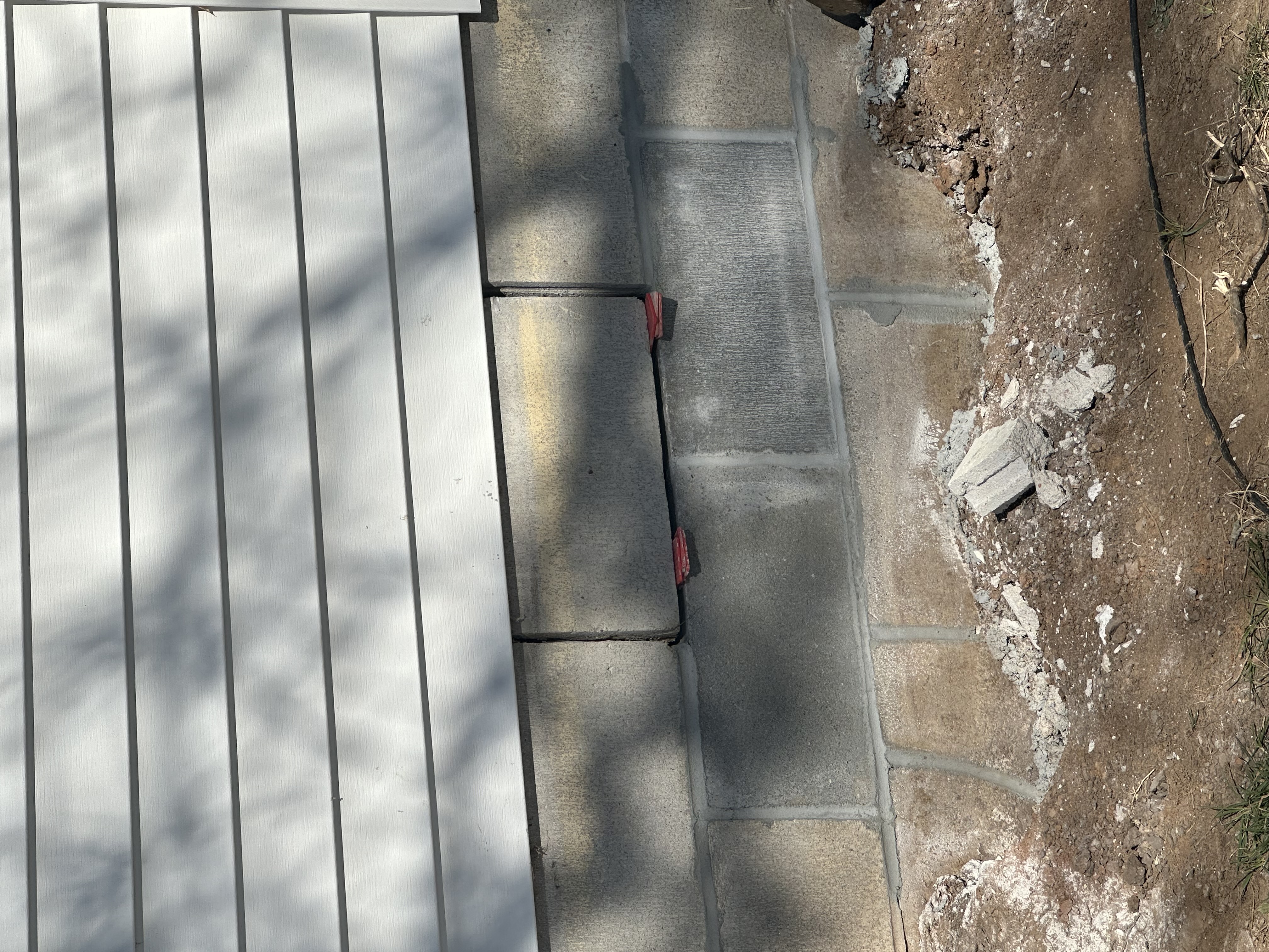 Concrete block construction by Ramji Construction